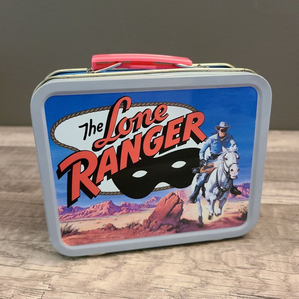 VTG The Lone Ranger Cheerios 60TH Anniversary Commemorative Lunch Box Mini‎ Tin